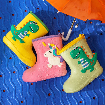 Children's Dinosaur Waterproof Boots