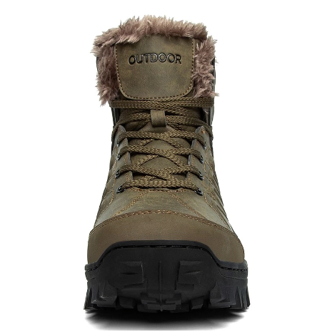 Plush Outdoor Waterproof Ankle Boots