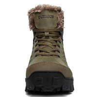 Plush Outdoor Waterproof Ankle Boots