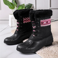 Women's Chunky Winter Warm Snow Boots