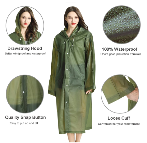 Reusable Thickened Waterproof Poncho