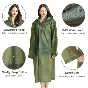 Reusable Thickened Waterproof Poncho