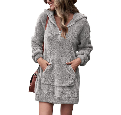 Soft Feel Double-sided Plush Hoodie