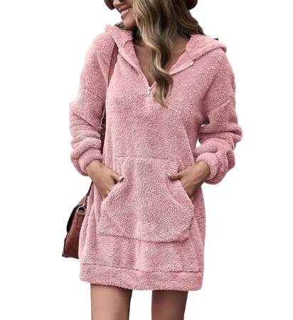 Soft Feel Double-sided Plush Hoodie