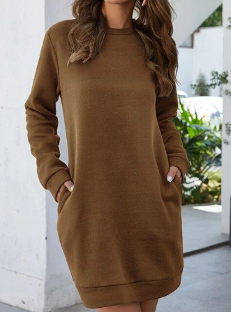 Winter Loose Fit Mini Dress