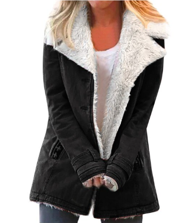 Loose Retro Fleece Jacket