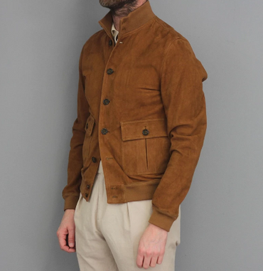 Solid Color Men's Trendy Jacket