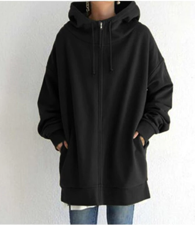 Loose Fit Retro Hoodie