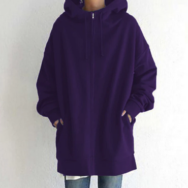 Loose Fit Retro Hoodie