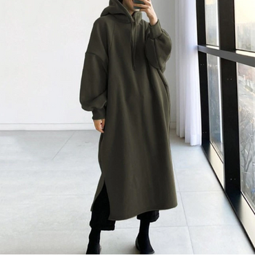 Winter Warm Long Hooded Streetwear