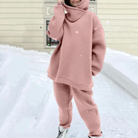 Two Piece Winter Warm Loose Tracksuit