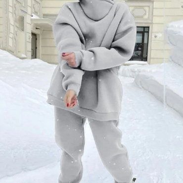 Two Piece Winter Warm Loose Tracksuit