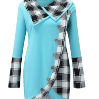 Patchwork Winter Ladies Dress