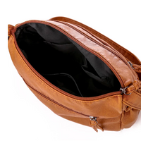 Vintage Pu Leather Crossbody Bag