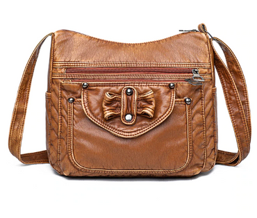 Luxury Soft Leather Messenger Bag