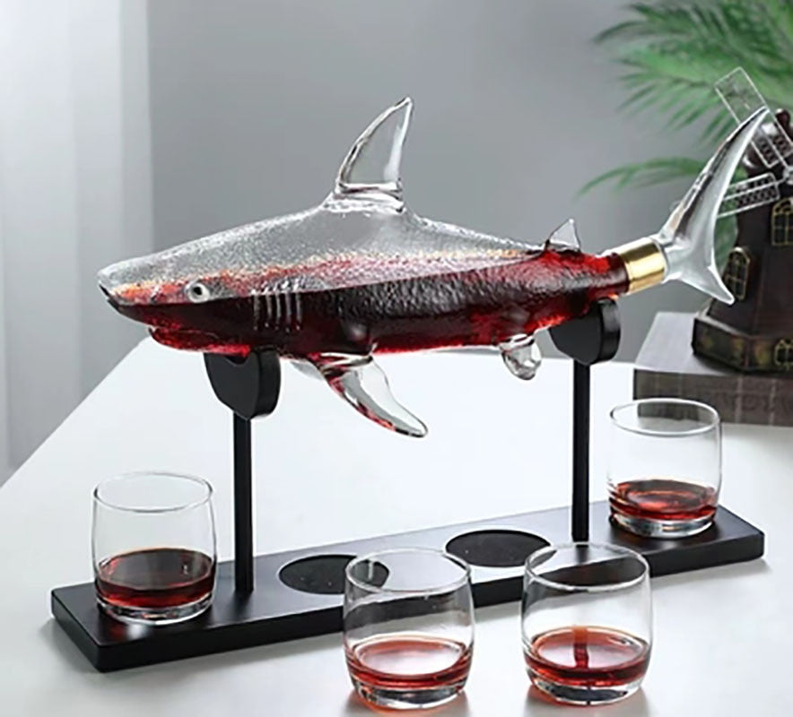 Creative Shark Shaped Drinks Dispenser