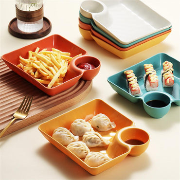 Multi-purpose Snack Dish 2-Grid