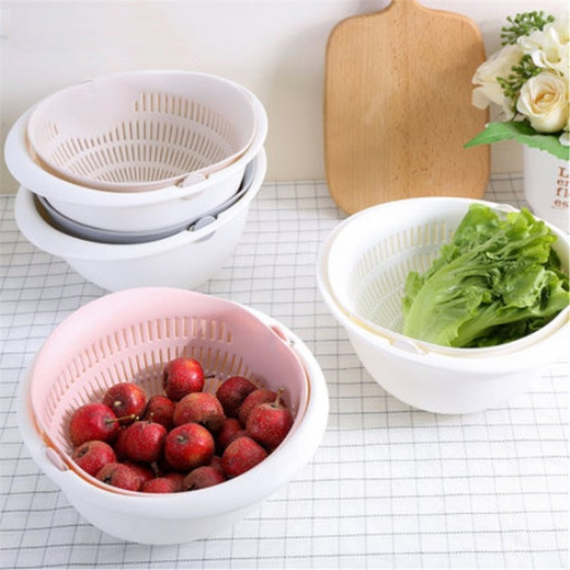 Multifunctional Double-Layer Colander