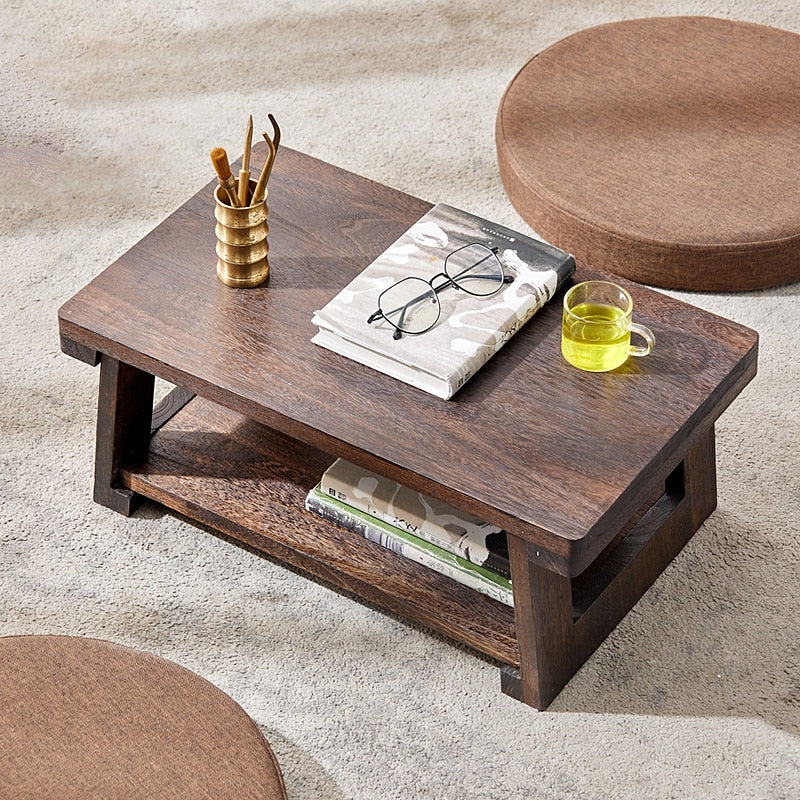 Solid Wood Tatami Tea Table