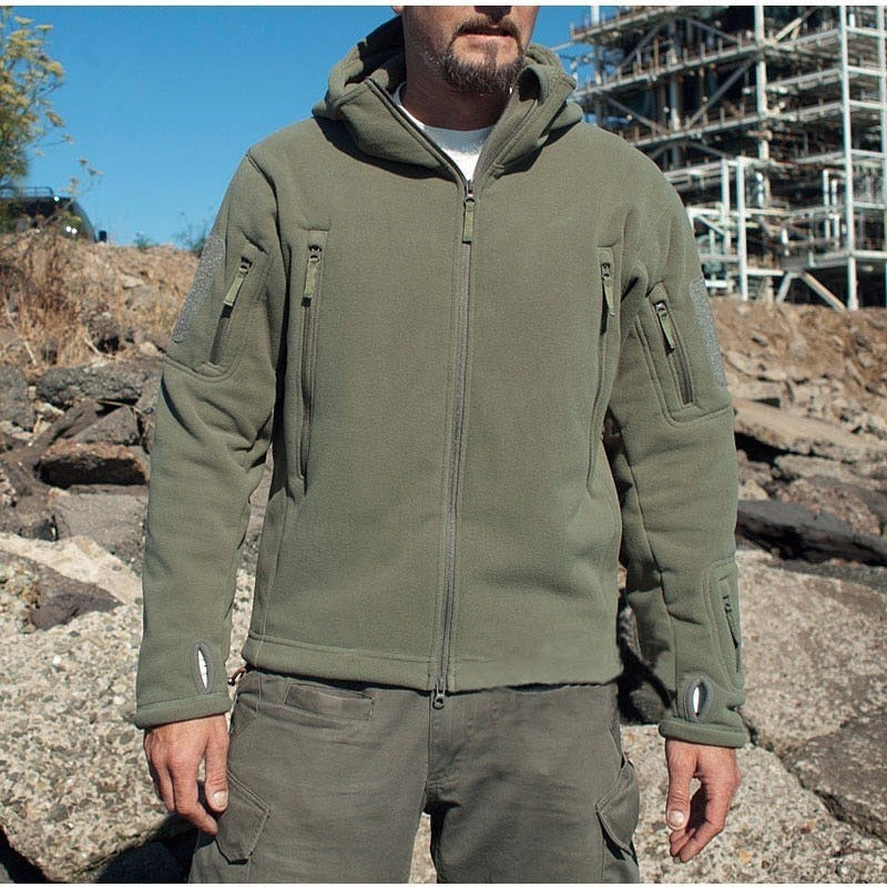 US Military Winter Thermal Fleece Tactical Jacket