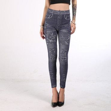 Ladies Skinny Denim Trouser - east2cart.uk