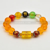 Feng Shui Citrine Wealth & Good Luck Gemstone Bracelet Unisex - east2cart.uk