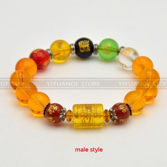 Feng Shui Citrine Wealth & Good Luck Gemstone Bracelet Unisex - east2cart.uk