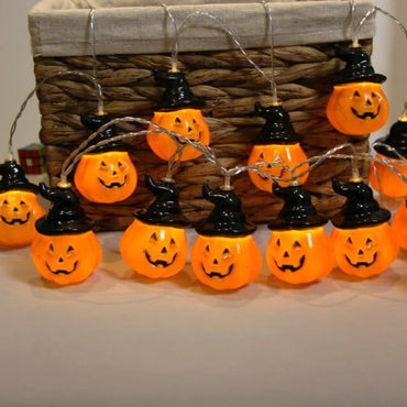 Halloween Pumpkin Skull LED String Lights