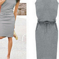 Ladies Casual Pencil Mini Dress - east2cart.uk