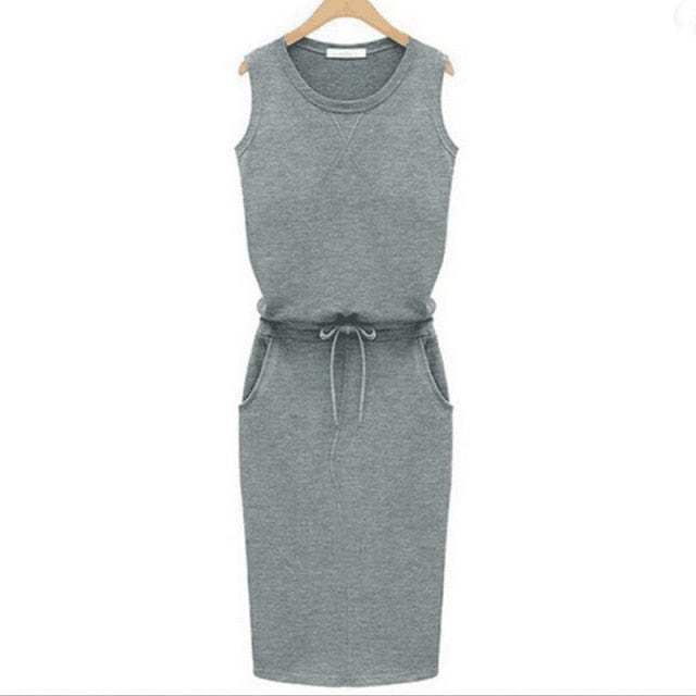 Ladies Casual Pencil Mini Dress - east2cart.uk