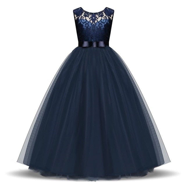 Girls Elegant Princess Party Dress