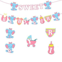 1 Set Elephant Baby Shower Party Supplies - east2cart.uk