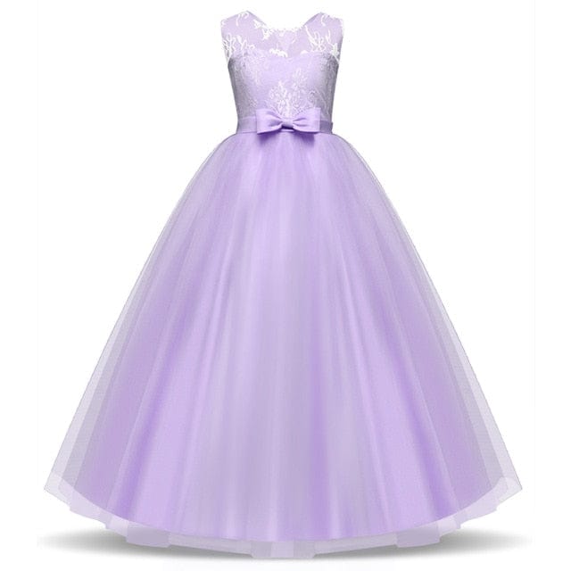 Girls Elegant Princess Party Dress