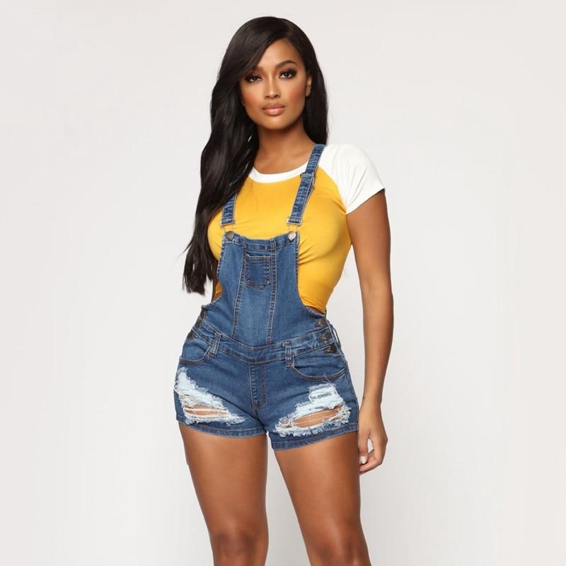 Denim jumpsuit jeans - east2cart.uk