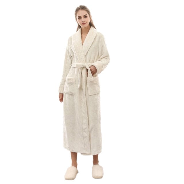 Plush Winter Long Bathrobe