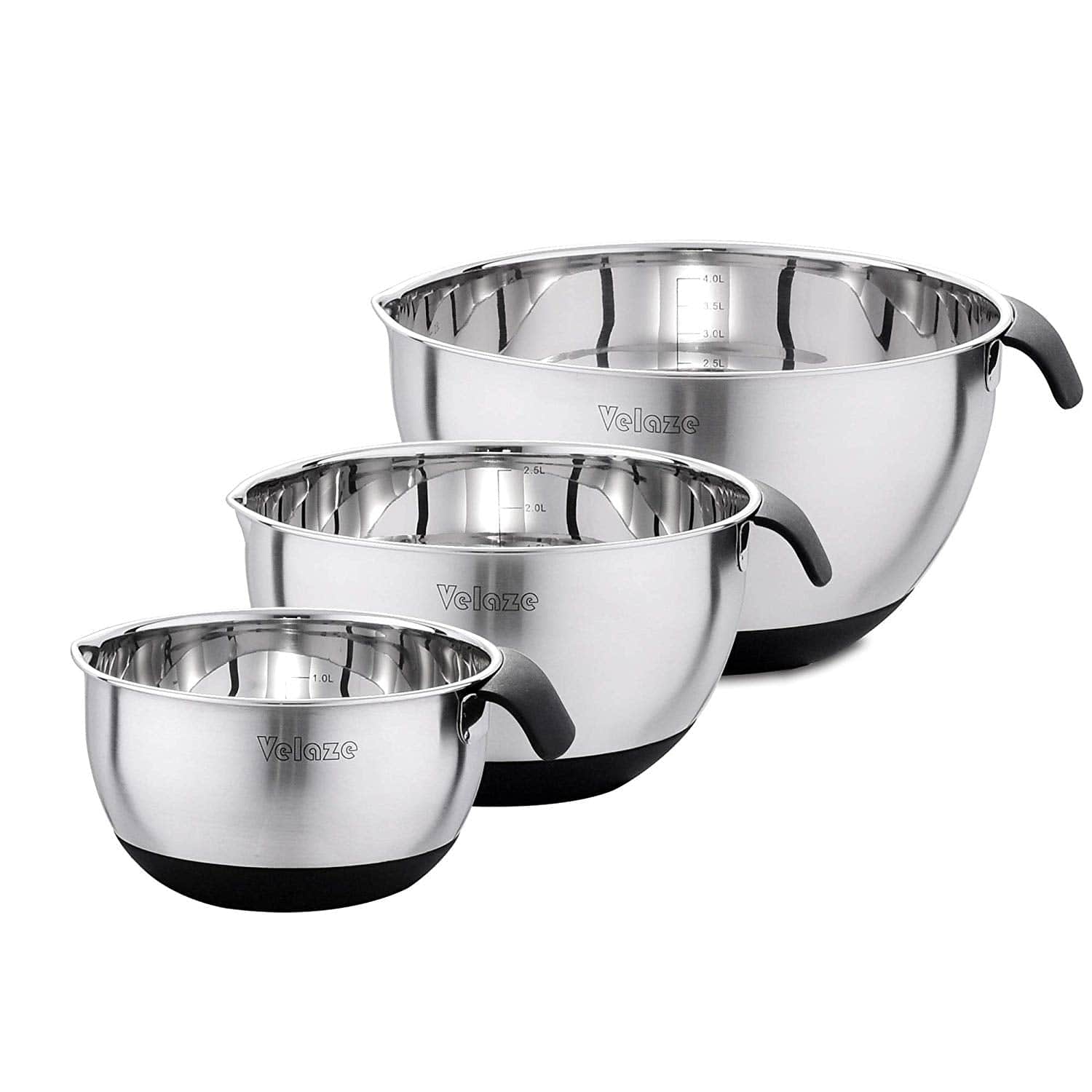 3-Piece Mixing Bowls with Measuring Markings