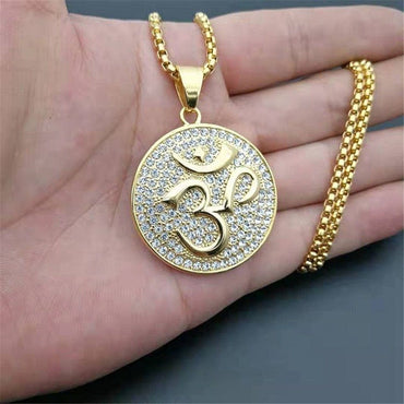 OM Indian Yoga Pendant - east2cart.uk