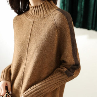 Ladies Warm Split Sweater Dress