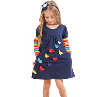 Girls Long Sleeve Winter Dress