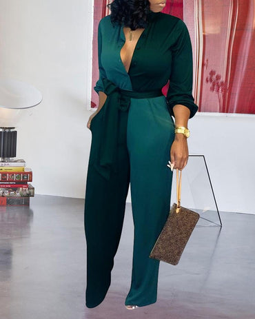Full Length Elegant Jumpsuit Dress