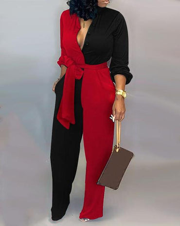 Full Length Elegant Jumpsuit Dress