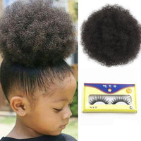 8inch Short Afro Puff Synthetic Hair Bun - east2cart.uk
