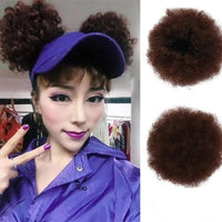 8inch Short Afro Puff Synthetic Hair Bun - east2cart.uk