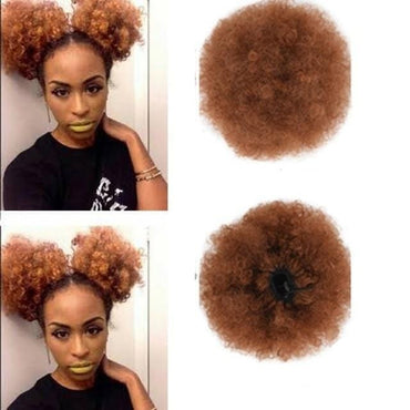 8inch Short Afro Puff Synthetic Hair Bun - east2cart.uk