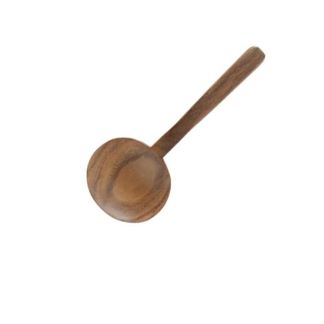 Musowood Teak Wooden Turner Spatula Rice Spoon Big Soup Scoop For Cooking Wood Kitchen Cooking Utensils Supplies - east2cart.uk