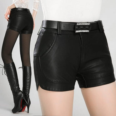 PU Leather Shorts