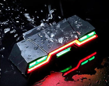 Waterproof Bicycle Light 3 Colors Warning Bike Rear Light  USB Rechargeable Cycling Taillight Flashing Light For Bike - east2cart.uk