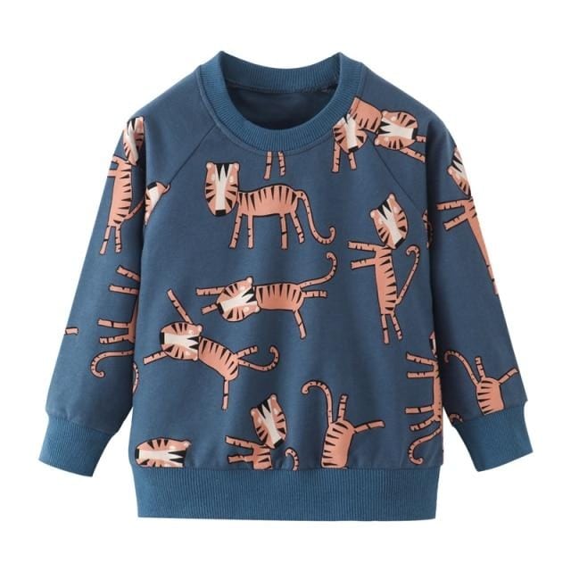 Boys Dinosaur Print Hoodie