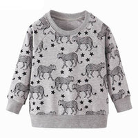 Boys Dinosaur Print Hoodie