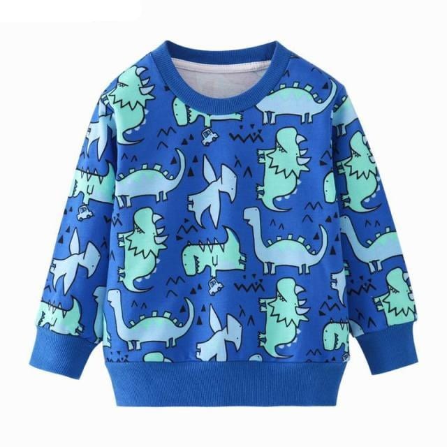 Boys Dinosaur Print Hoodie